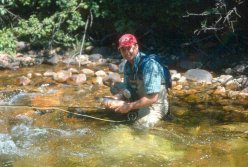 Fly fishing in Wyoming's French Creek with Stream Side Adventures