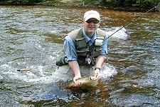 On-stream fly fishing school:  Introduction to Stream Fly Fishing