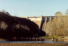 Fly fishing at Missouri's Lake Taneycomo with Stream Side Adventures